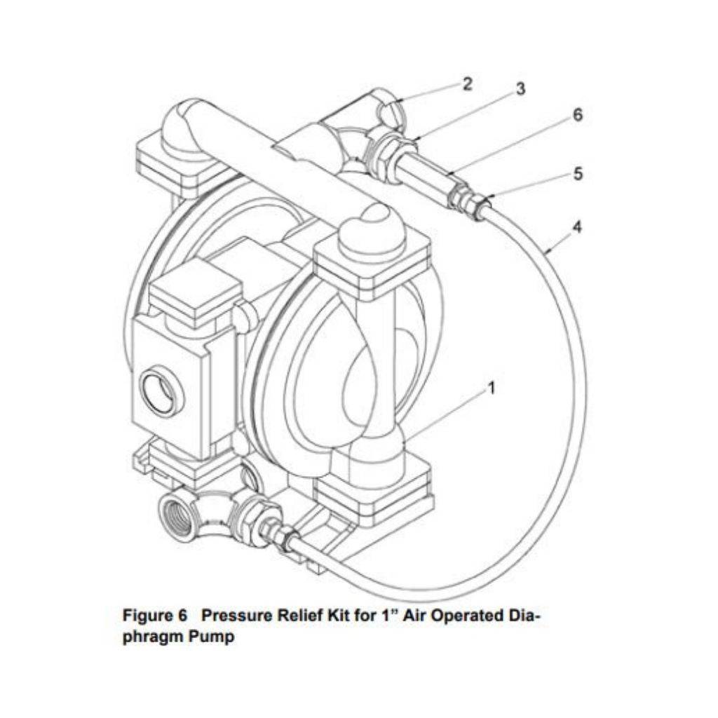 Thermal Pressure Relief Kit for Diaphragm Pumps - Lincoln Industrial