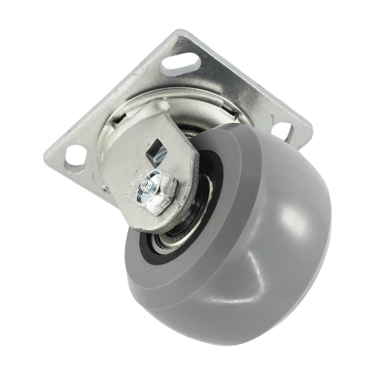 4" x 2" Ergolastomer Wheel Swivel Caster - 1000 lbs. Capacity - Durable Superior Casters