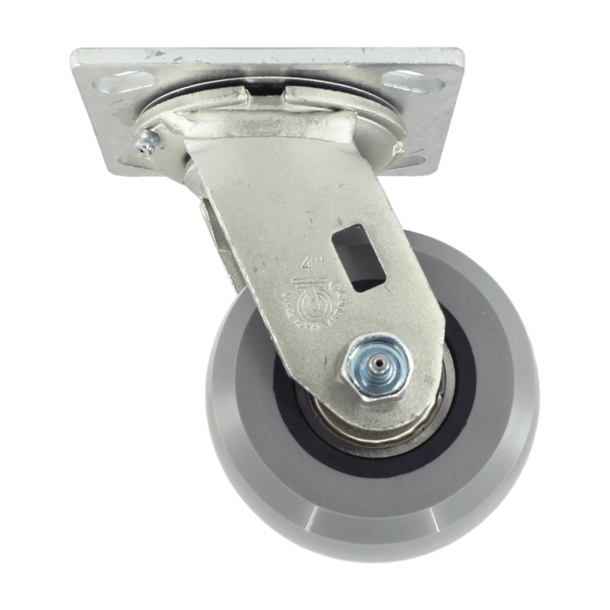 4" x 2" Ergolastomer Wheel Swivel Caster - 1000 lbs. Capacity - Durable Superior Casters