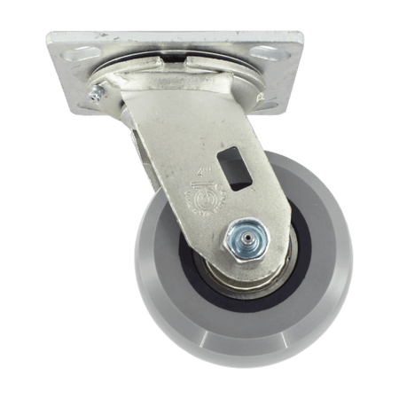 4" x 2" Ergolastomer Wheel Swivel Caster - 1000 lbs. Capacity - Durable Superior Casters