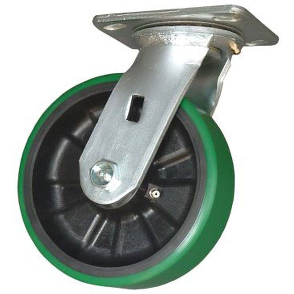 6" x 2" Polyon MaxRok Wheel Swivel Caster - 1200 lbs. Capacity - Durable Superior Casters