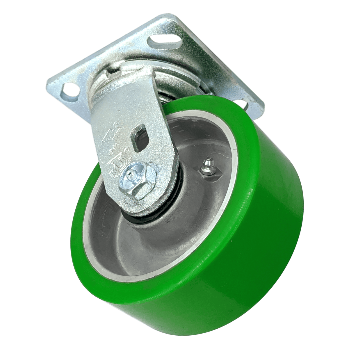 5" x 2" Polyon Aluminum Wheel Swivel Caster - 900 lbs. Capacity - Durable Superior Casters