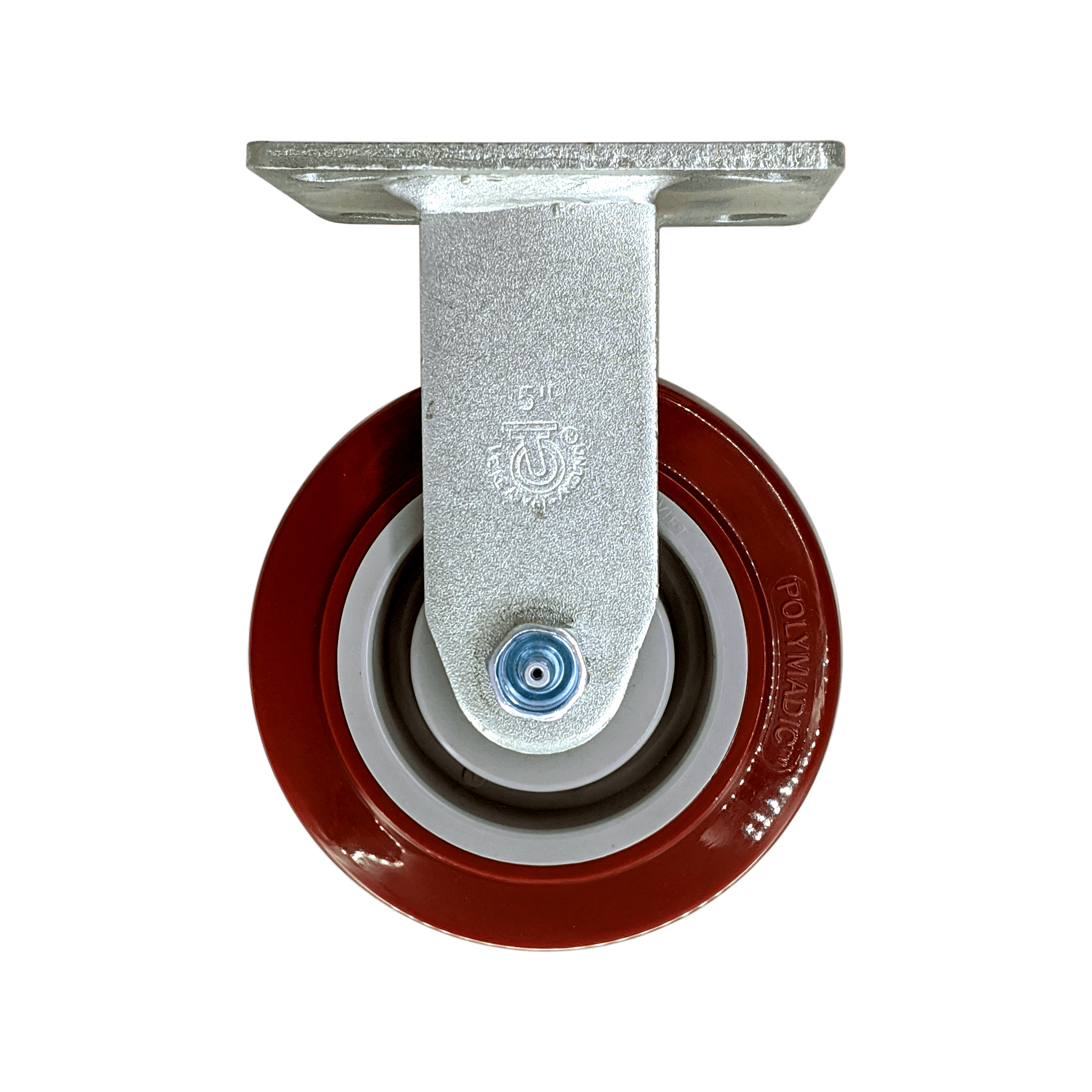 5" x 2" Polymadic Wheel Rigid Caster - 750 lbs. capacity - Durable Superior Casters