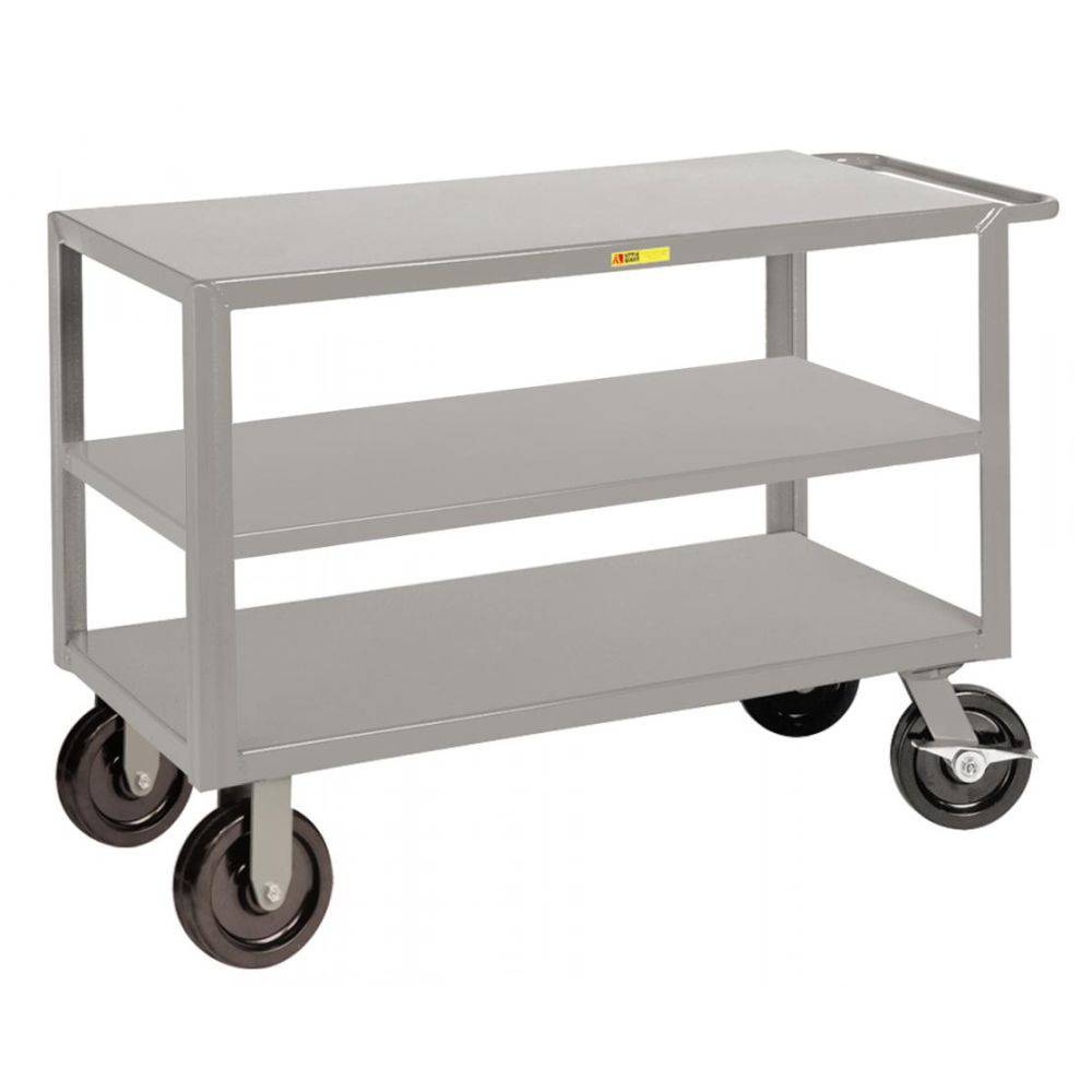 Extra-Heavy Duty Shelf Truck, 3 Shlv, Locking Casters, Enh. 2016 Model ...