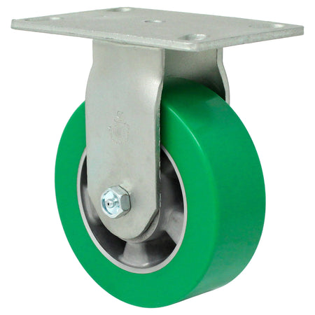 6" x 2" Champion Wheel Rigid Caster - 1200 lbs. Capacity - Durable Superior Casters