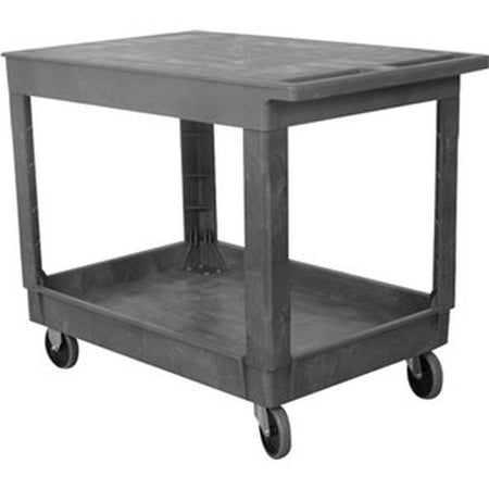 Standard Plastic Flat Top Service Cart - Wesco