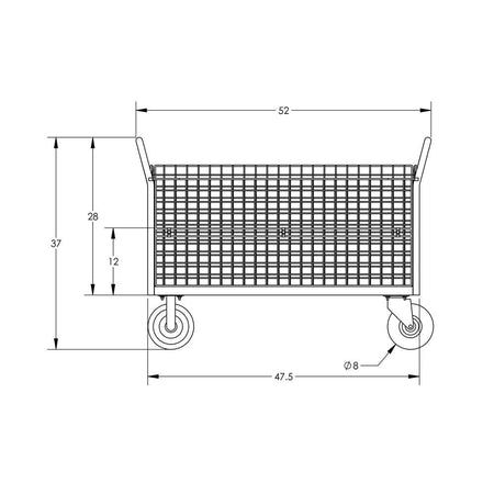 Valley Craft Platform Cage Carts - Valley Craft