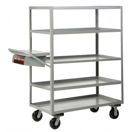 Multi-Shelf Order Picking Truck (5 Shelves w/ Lips) - Little Giant