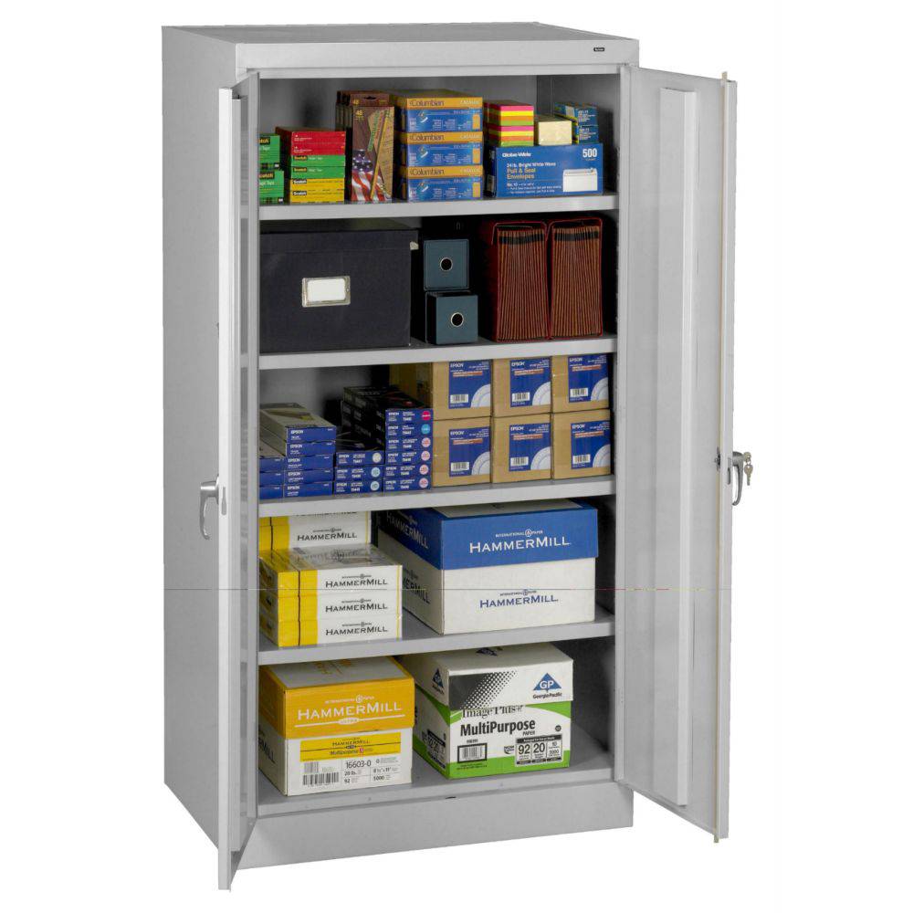 High Std. Welded Storage Cabinet  5.5'H (Pre-Ass.) 36"w x 24"d x 66"h - Tennsco