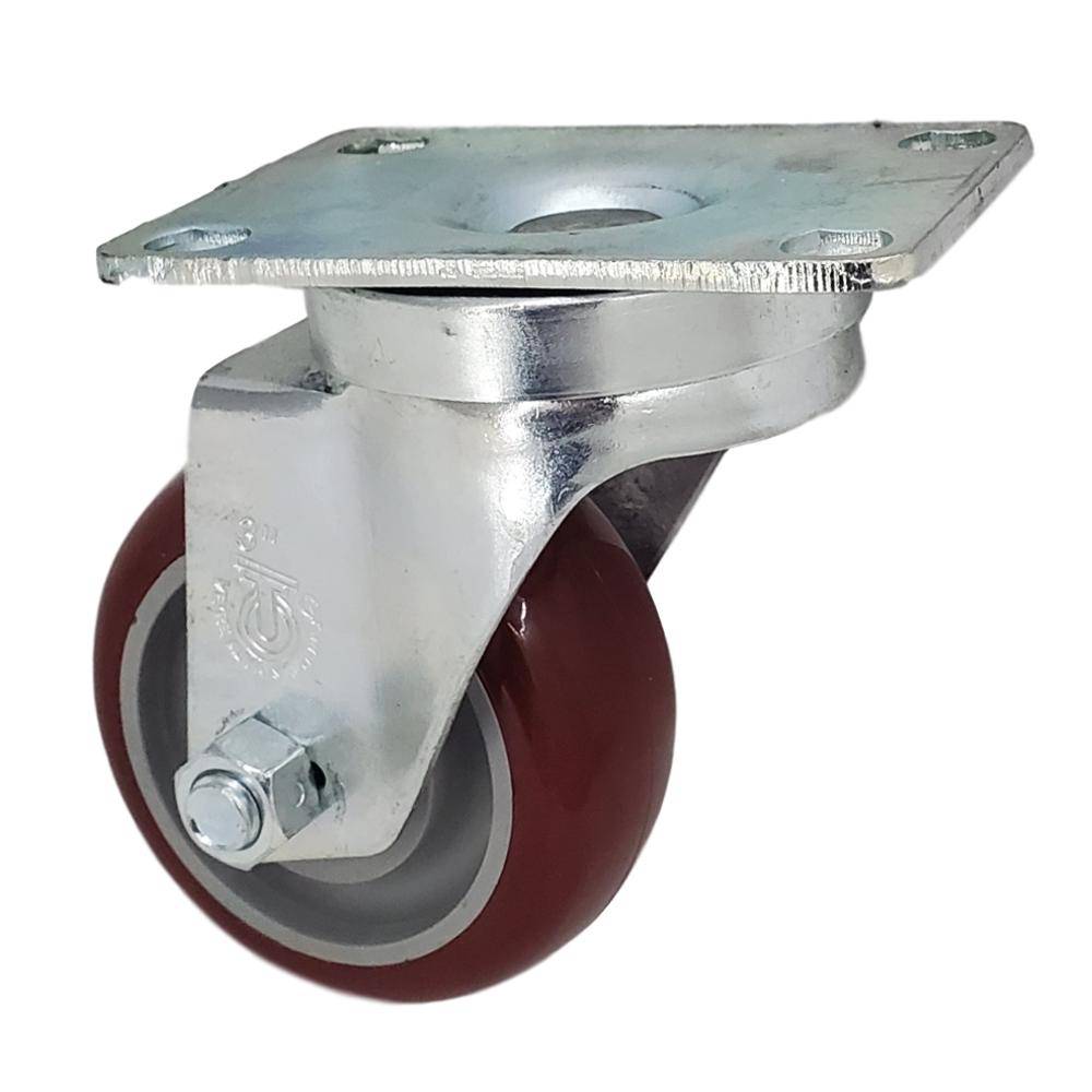 3" x 1-1/4" Polymadic Wheel Swivel Caster - 300 Lbs. Capacity - Durable Superior Casters