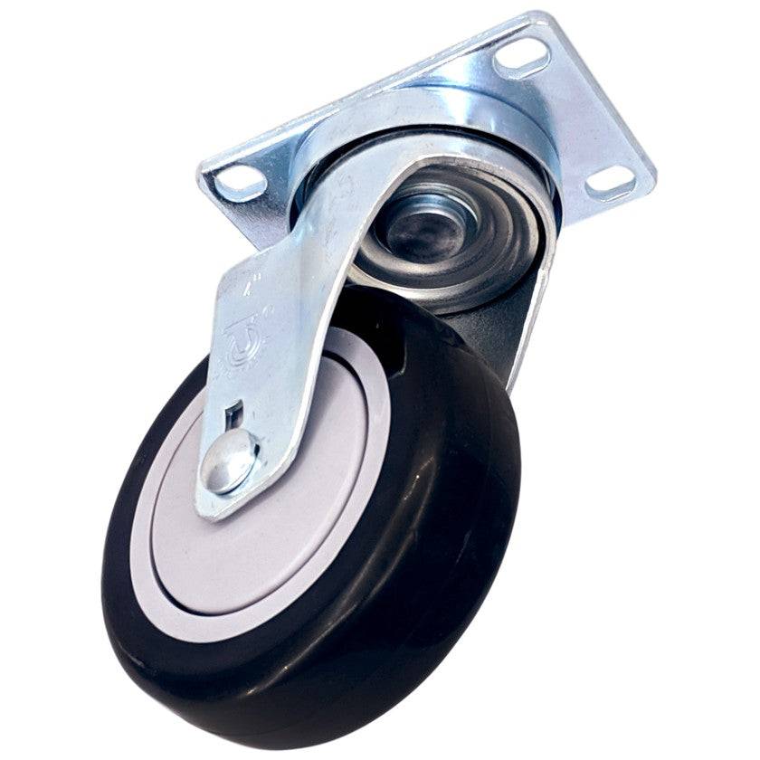 4" x 1-1/4" Poly-Pro Wheel Swivel Caster - 350 lbs. capacity - Durable Superior Casters