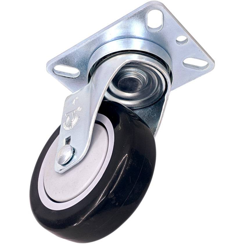 4" x 1-1/4" Poly-Pro Wheel Swivel Caster - 350 lbs. capacity - Durable Superior Casters