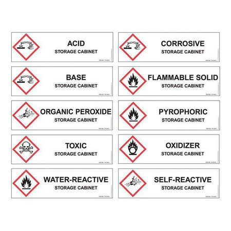 Sure-Grip Ex Hazardous Material Steel Safety Cab., 90 Gal, 2 s/c Dr - Justrite