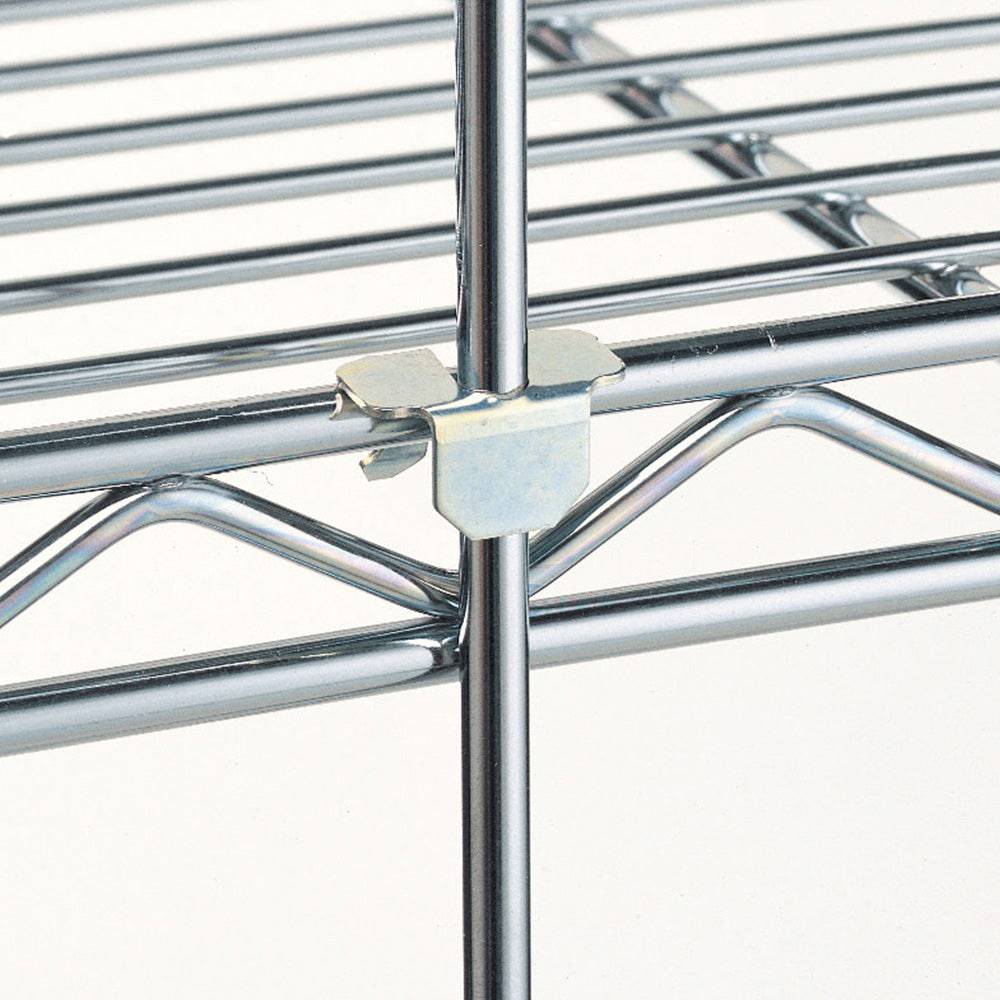 Metro 9084Z Additional Plated Tabs for Super Erecta Wire Shelving Rods and Tabs, Bag of 12 - Metro