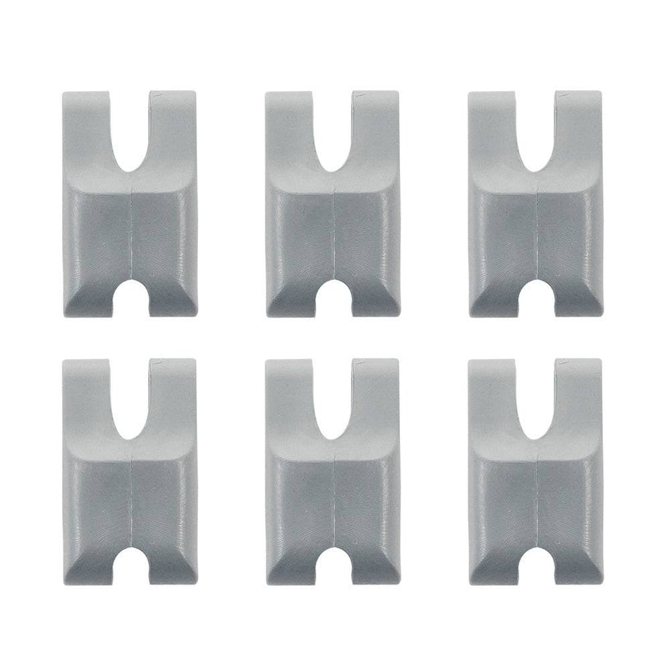 Metro 9184P Additional Rust-Proof Polymer Clips for Super Erecta Solid Shelving, Bag of 6 - Metro