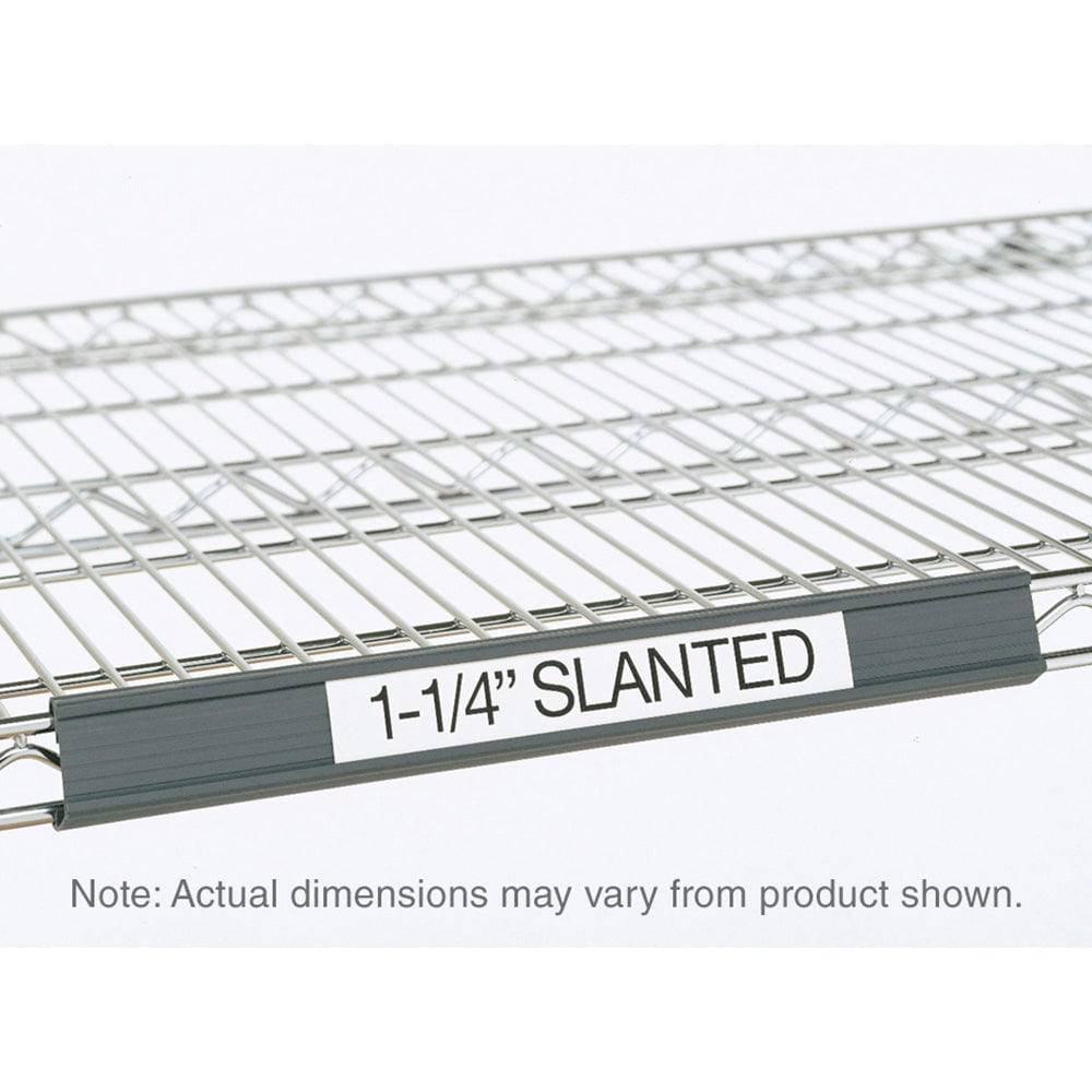 Metro Super Erecta Slanted Label Holder, Gray - Metro