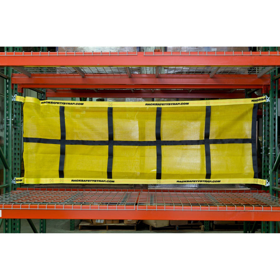 Pallet Rack Safety Nets - Standard/J-Hook Attachments - Adrian's Safety Solutions