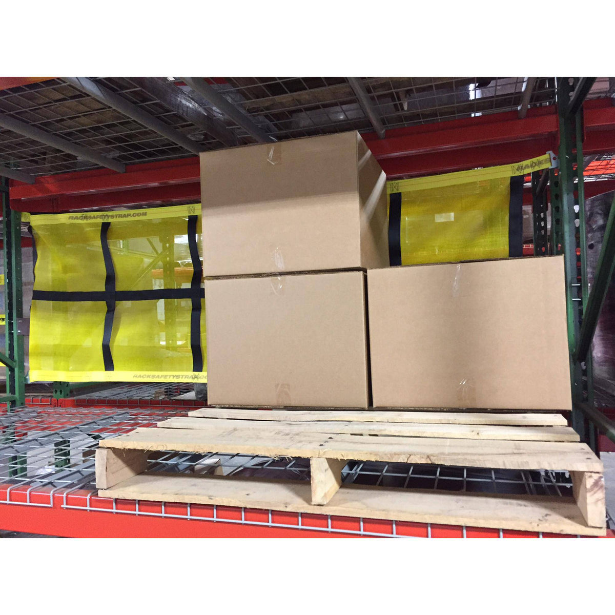 Pallet Rack Safety Nets - Standard/J-Hook Attachments - Adrian's Safety Solutions