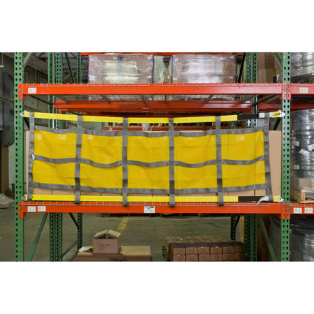 Pallet Rack Safety Nets - Standard/J-Hook Attachments - Adrian's Safety Solutions