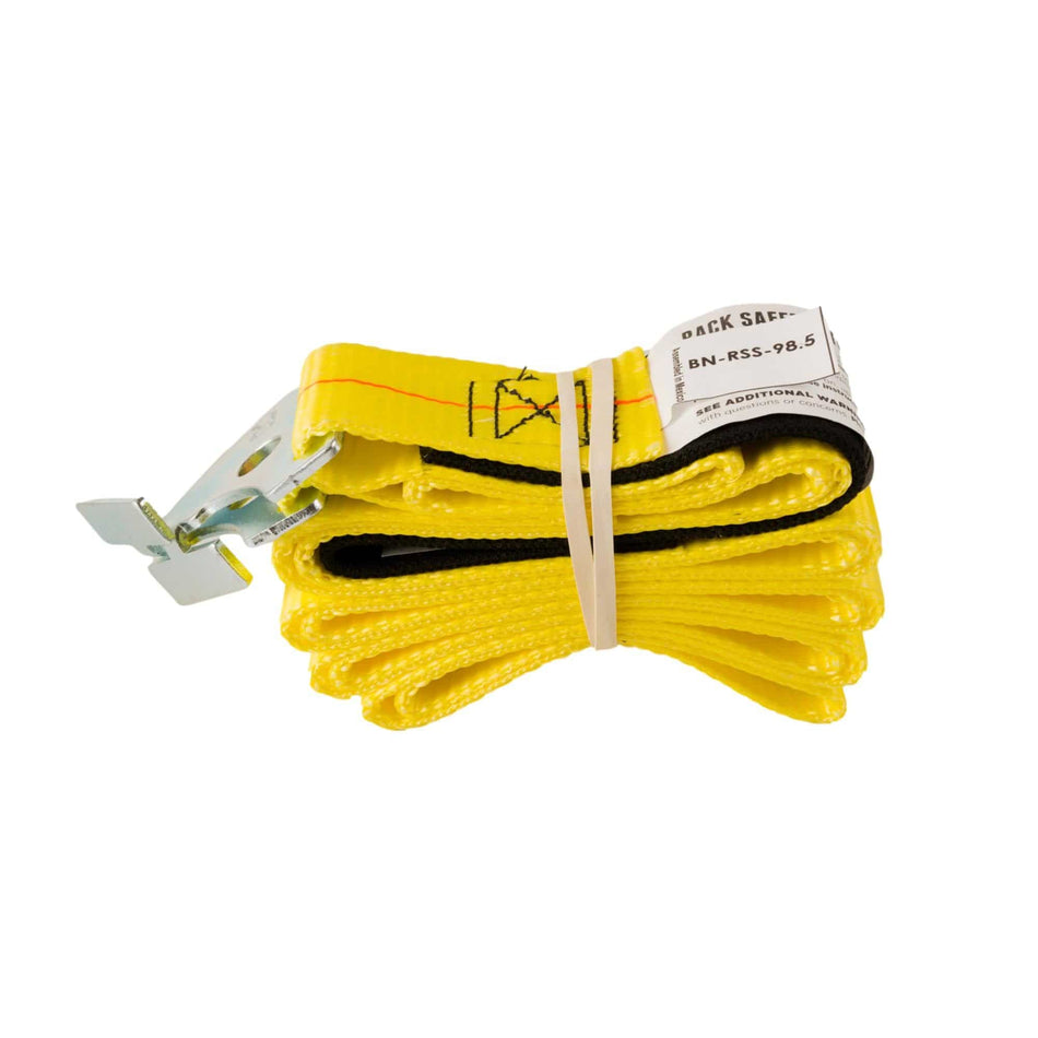 Pallet Rack Safety Straps - Standard/J-Hook Attachments - Adrian's Safety Solutions