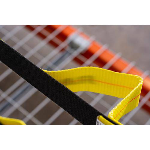 Pallet Rack Safety Straps - Standard/J-Hook Attachments - Adrian's Safety Solutions