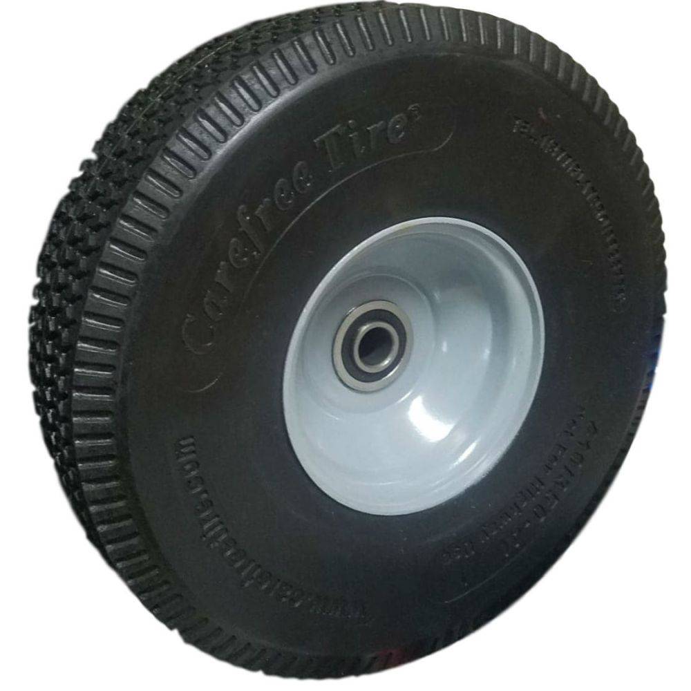 10" Carefree Hand Truck Wheel (Offset Hub) - 350 lbs. Capacity - B&P Manufacturing