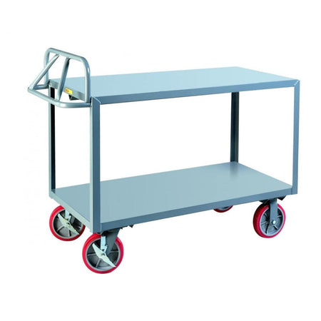 Ergonomic Shelf Truck (2 Shelves w/ Flush Shelves) - Little Giant