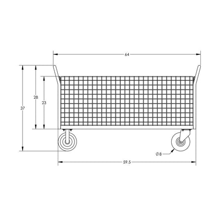 Valley Craft Platform Cage Carts - F80118VCRD