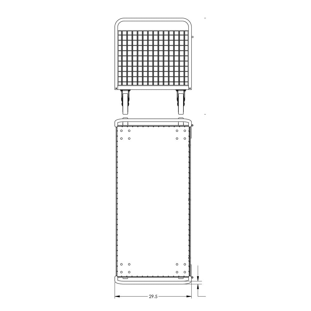 Valley Craft Platform Cage Carts - F80119VCBL