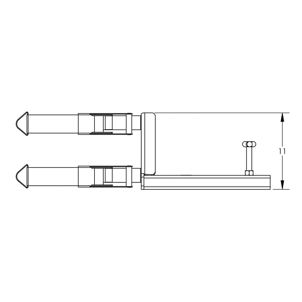 Valley Craft Universal Drum Grabber Forklift Attachments - F80147A7