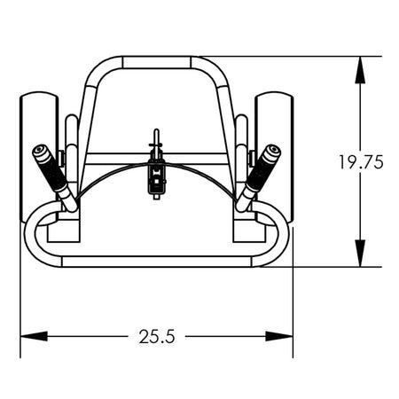 Valley Craft Steel 2-Wheel Drum Hand Trucks - F81600A9C