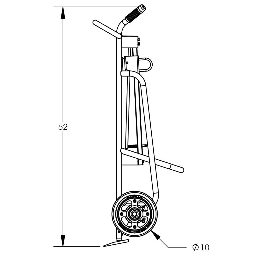 Valley Craft Steel 2-Wheel Drum Hand Trucks - F81735A7P