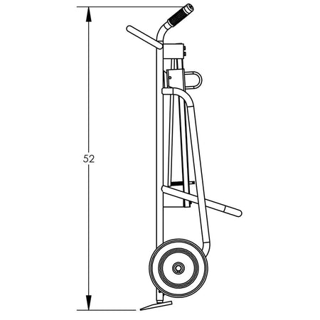 Valley Craft Steel 2-Wheel Drum Hand Trucks - F81895A3