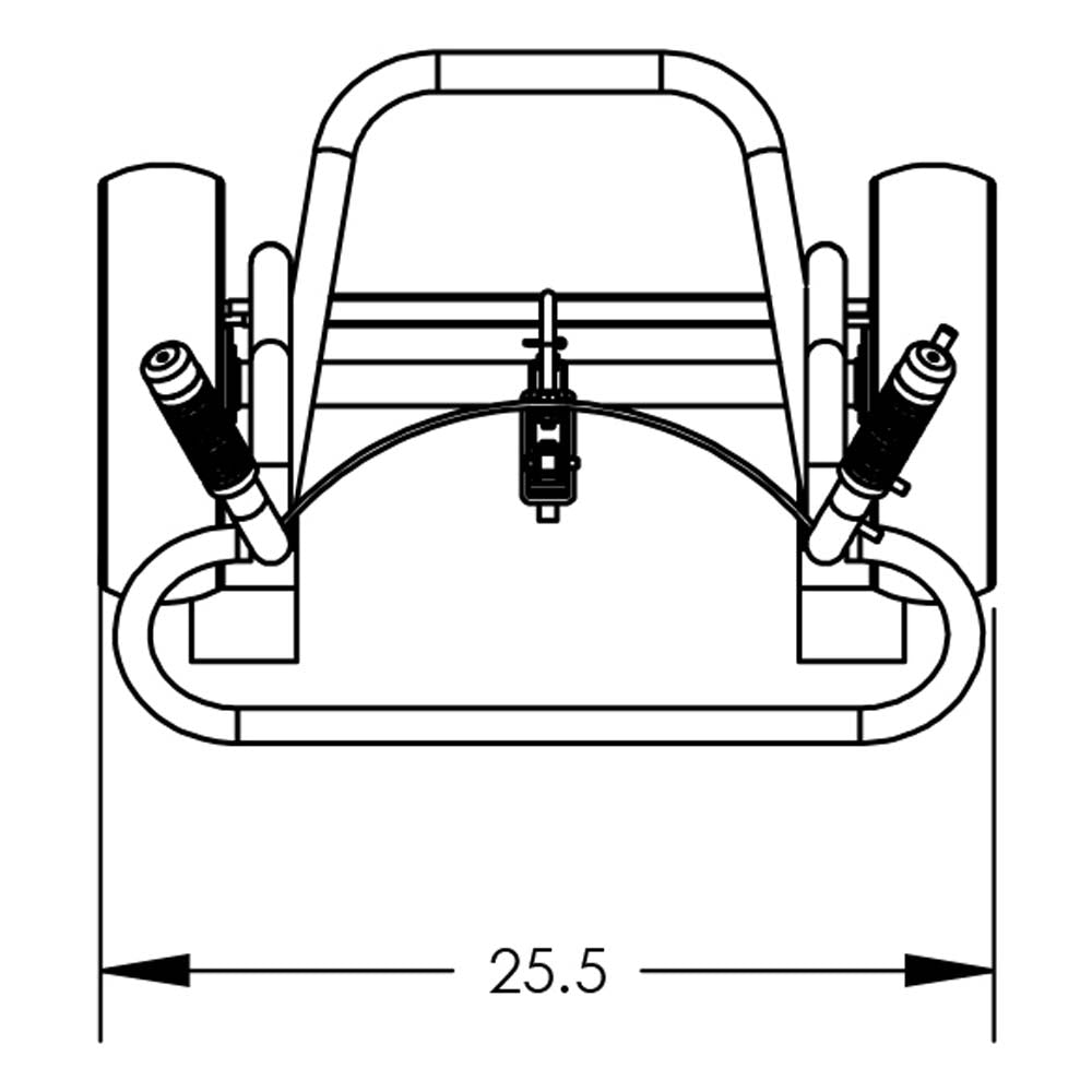 Valley Craft Steel 2-Wheel Drum Hand Trucks - F82025A4C