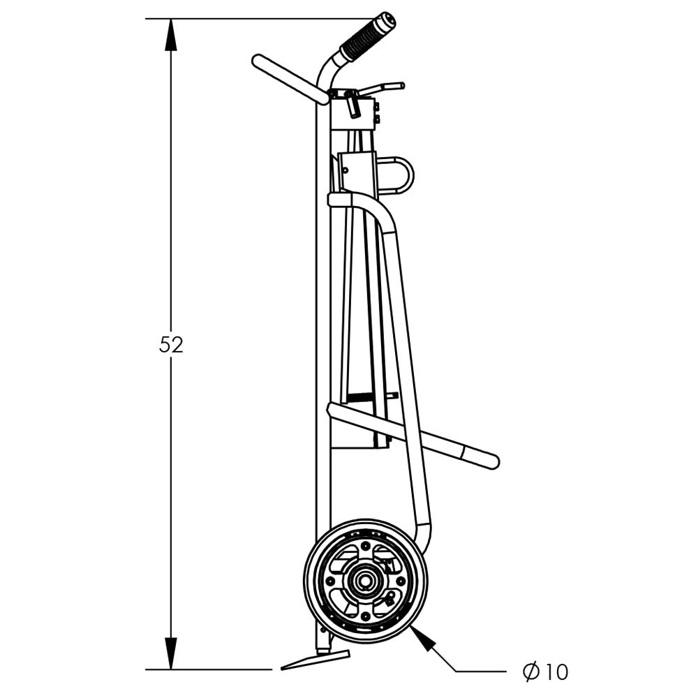 Valley Craft Steel 2-Wheel Drum Hand Trucks - F82150A1C