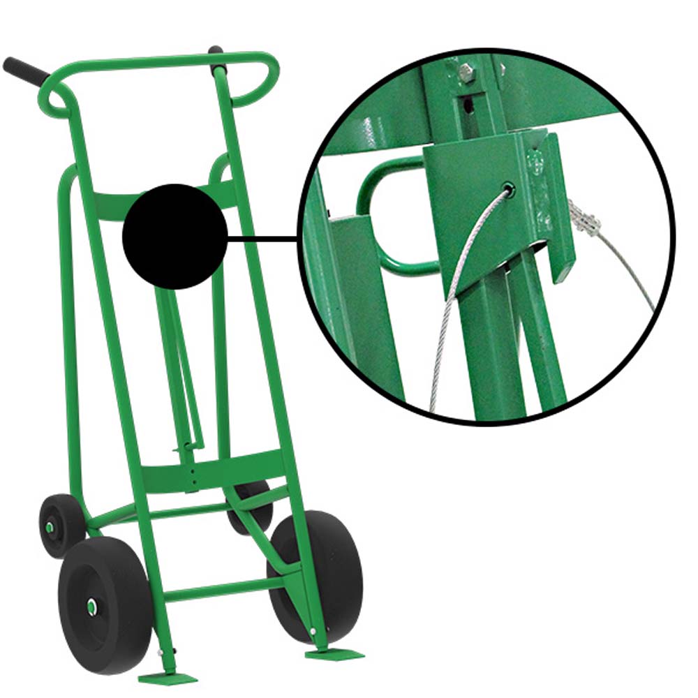 Valley Craft Steel 4-Wheel Drum Hand Trucks - F82375A0C