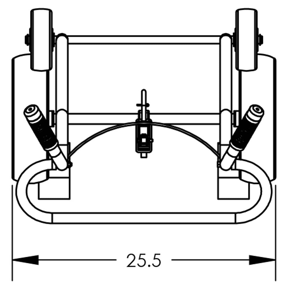 Valley Craft Steel 4-Wheel Drum Hand Trucks - F82375A0F