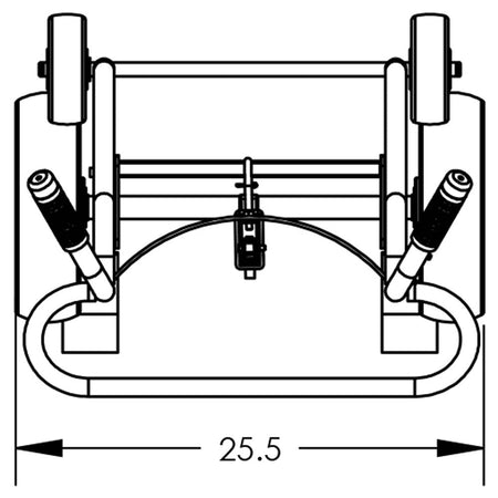 Valley Craft Steel 4-Wheel Drum Hand Trucks - F83160A7L