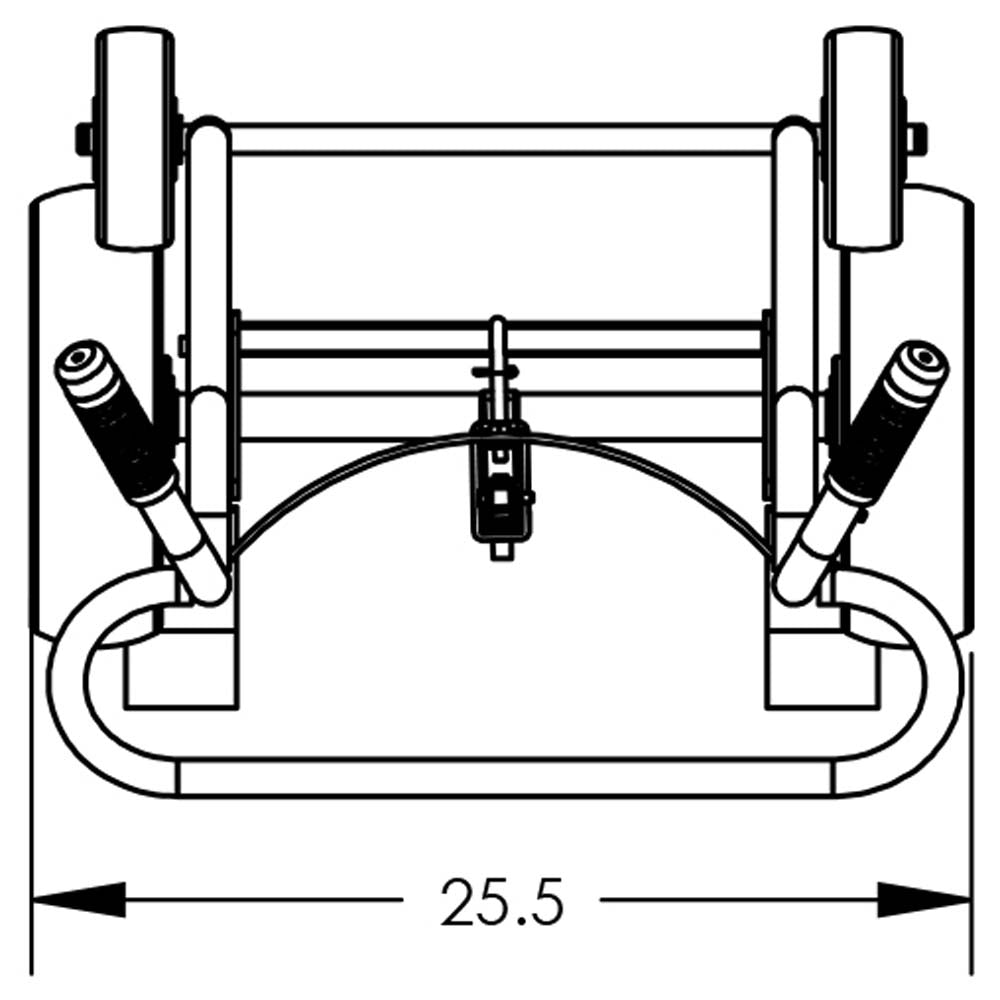 Valley Craft Steel 4-Wheel Drum Hand Trucks - F83160A7