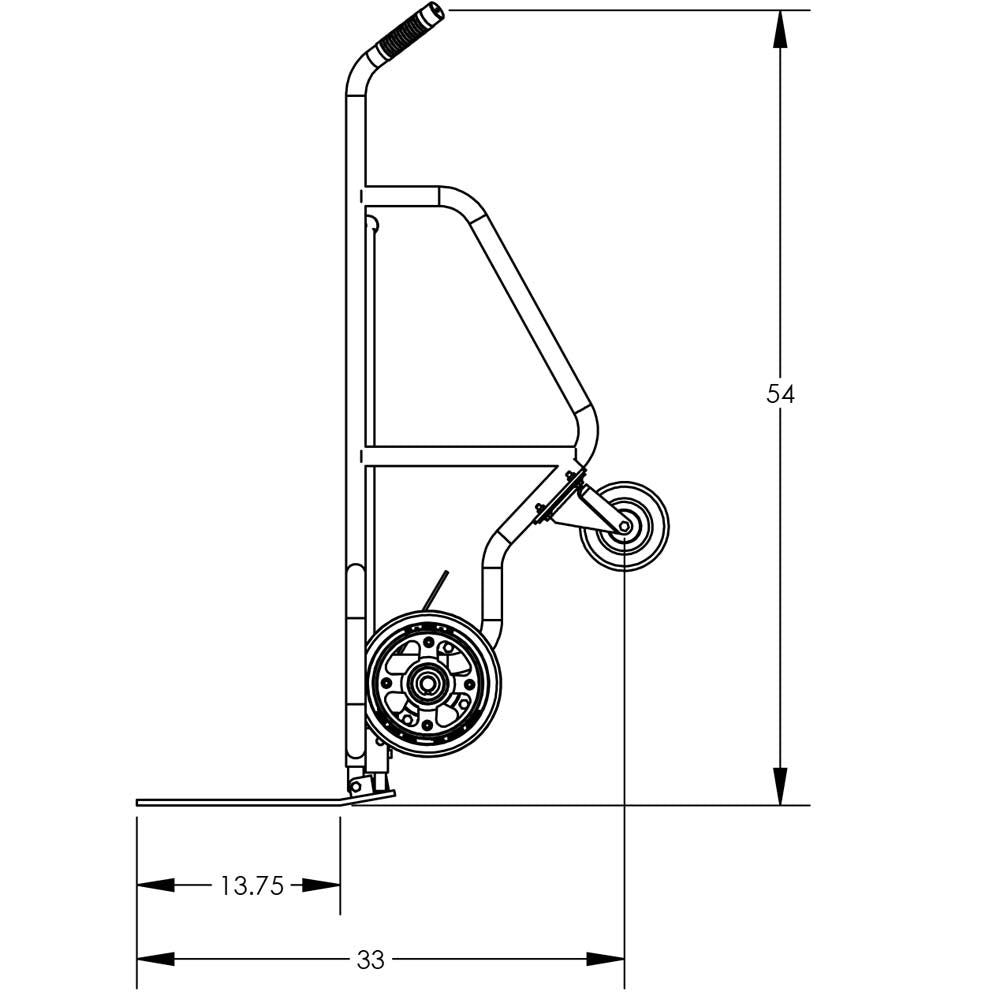 Valley Craft 4-Wheel Pallet Hand Trucks - F84802A9