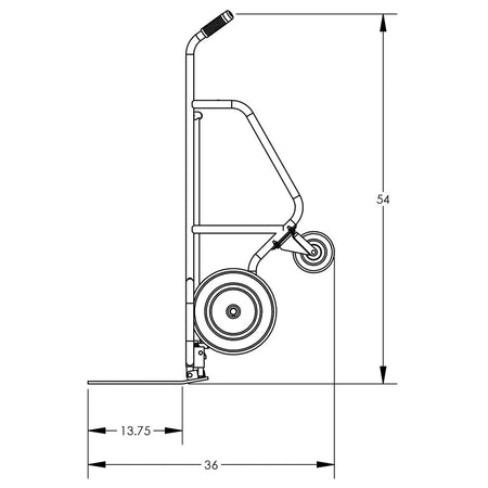 Valley Craft 4-Wheel Pallet Hand Trucks - F84812A7