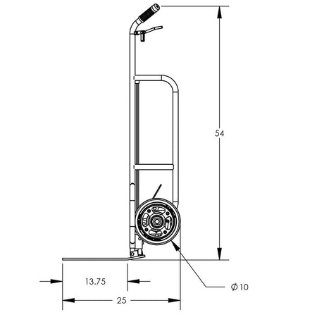 Valley Craft 2-Wheel Pallet Hand Trucks - F84883A1