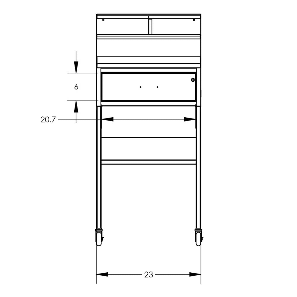 Valley Craft Mobile Shop Desks - F85827A0