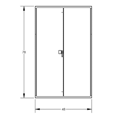 Valley Craft Electronic Locking Cabinets, Industrial - F85874A1