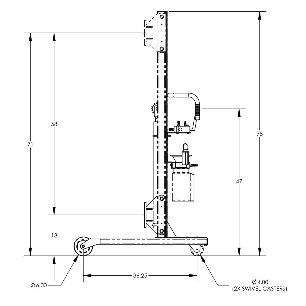 Valley Craft Steel Universal Lifts & Stackers - F87022B6