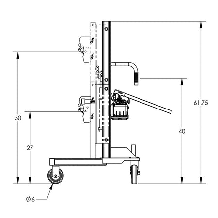 Valley Craft Drum Industrial Lifts & Transporters - F88575C5