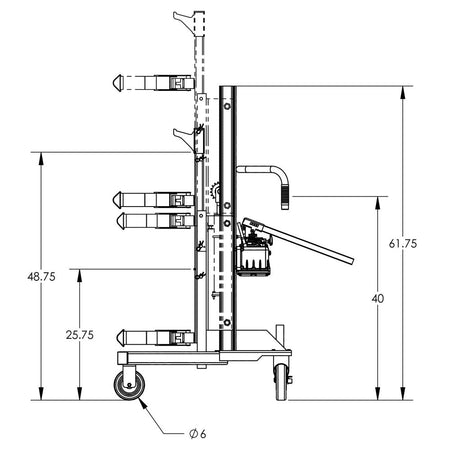 Valley Craft Drum Industrial Lifts & Transporters - F88576B4