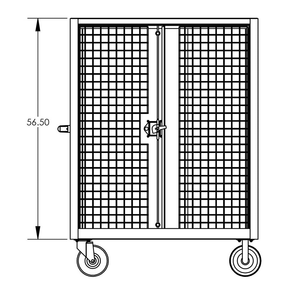 Valley Craft Security Carts - F89060VCBL