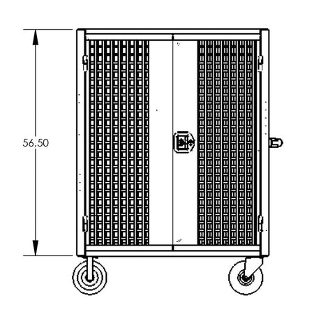 Valley Craft Security Carts - F89062VCGY