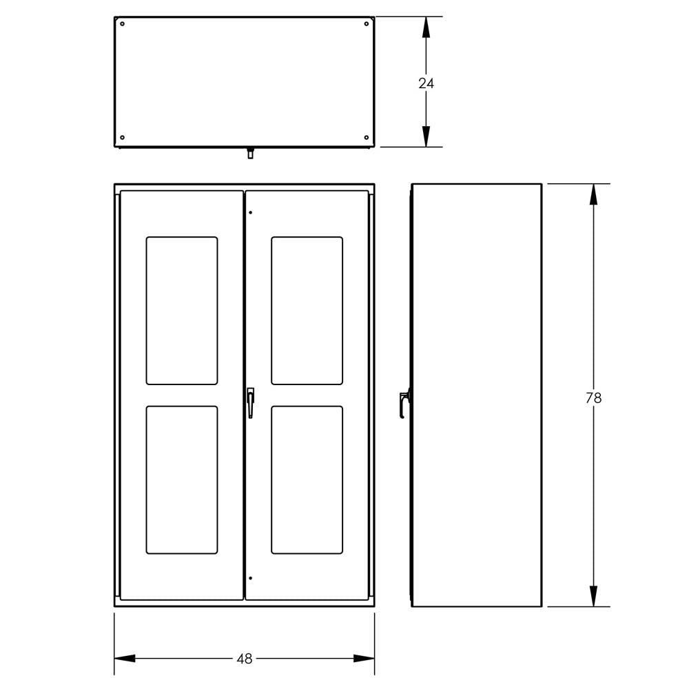 Valley Craft Clear-View Cabinets - F89078